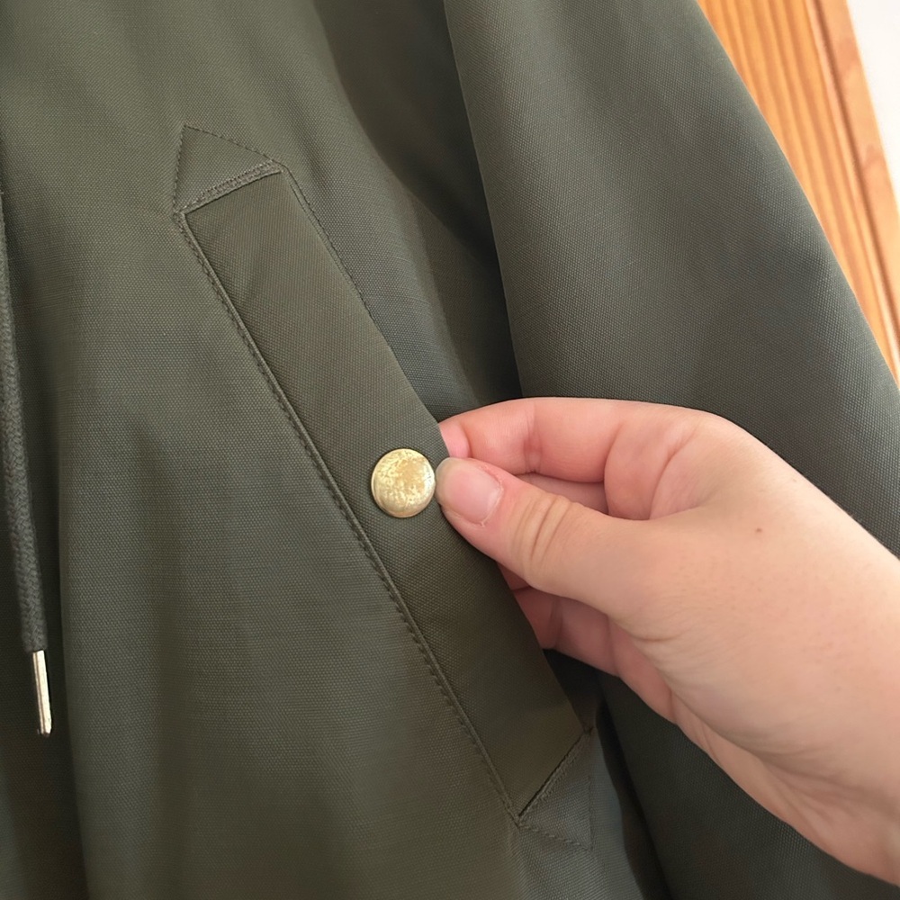J.Crew Green Parka Primaloft Hooded Jacket - Picture 8 of 14